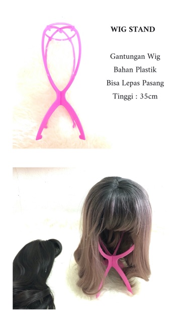 perawatan rambut palsu / sisir wig vitamin wig wig stand sisir hairclip vitamin hairclip (SUDAH TERMASUK BOX) wig care solution