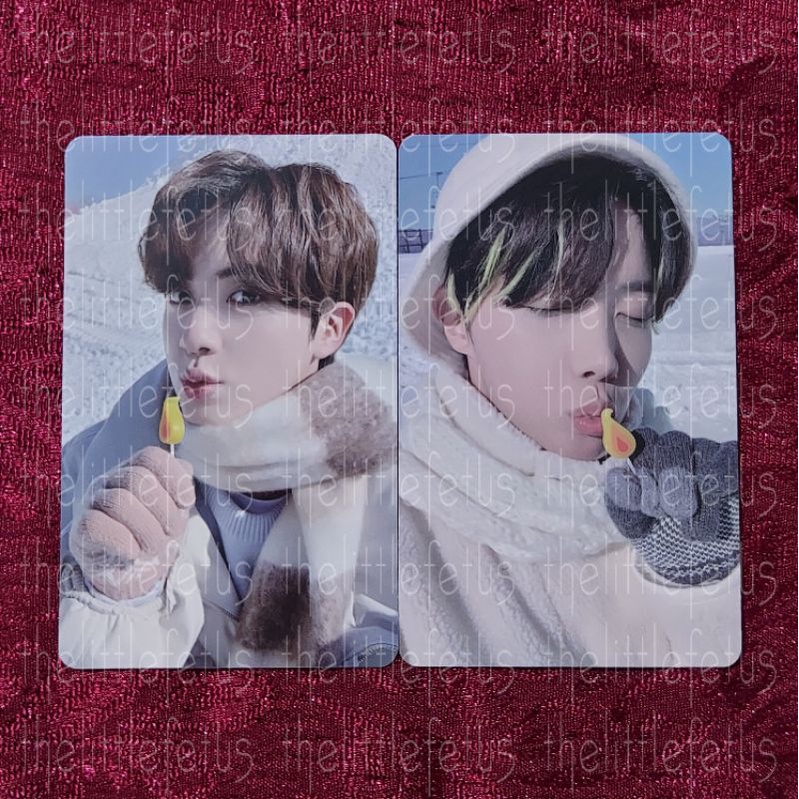 BTS OFFICIAL PHOTOCARD PC WINTER PACKAGE 2021 WINPACK JIN JHOPE