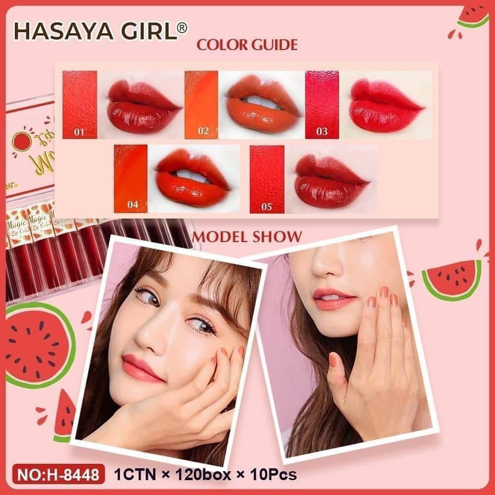 [PACK ISI 10] Hasaya Girl Lip Tint Mini Papan Isi 10 Pcs