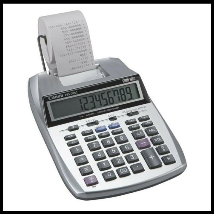 

Kalkulator Kasir Canon P23 Dtc - Printing Calculator Printer Struk P23