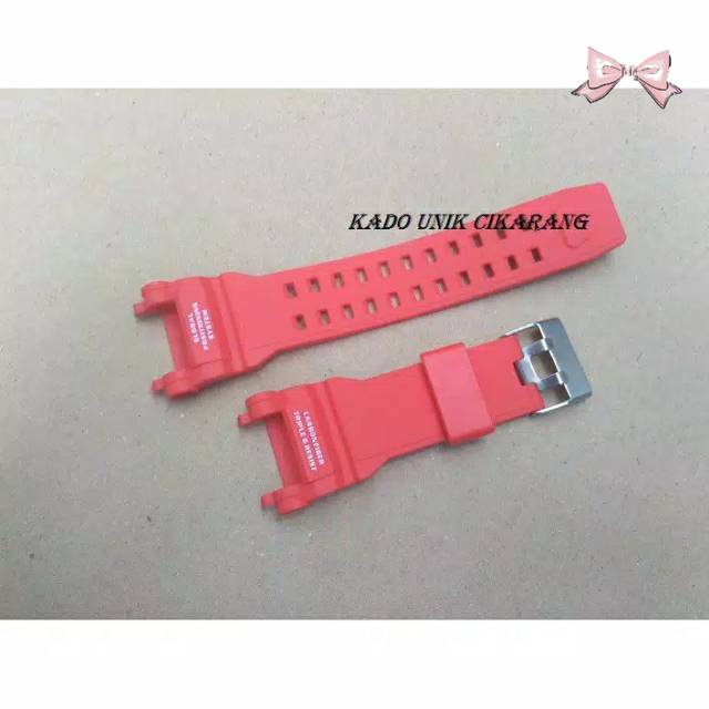 TALI JAM CASIO G-SHOCK GPW2000 GPW-2000 TALI JAM CASIO GPW 2000 WARNA MERAH