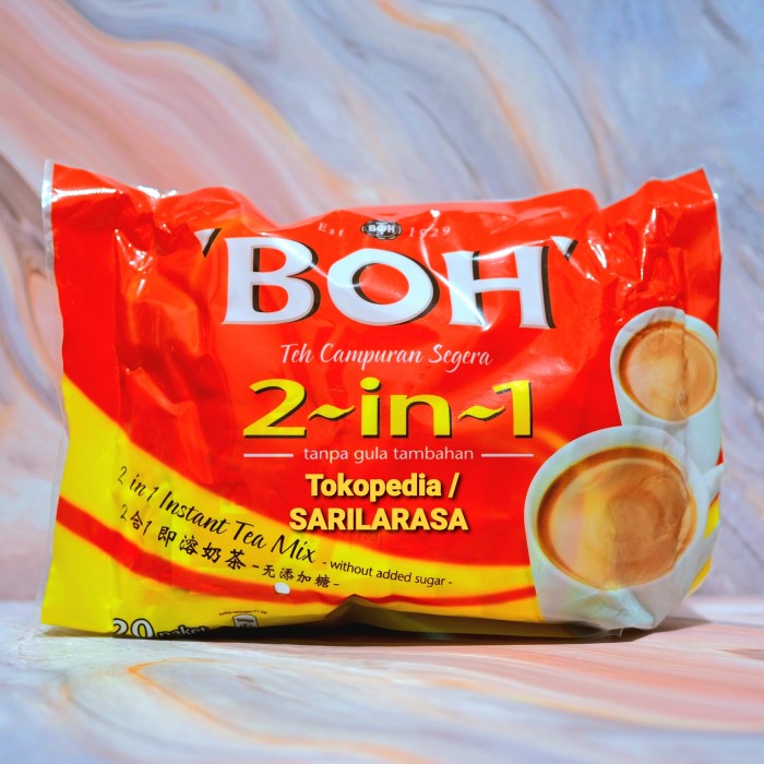 

Tanpa Gula!! Boh 2in1 Instant Tea Mix No Sugar Added