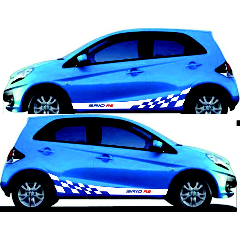 TERBARU STIKER STRIPE MOBIL BRIO CUTTING STIKER BRIO RS