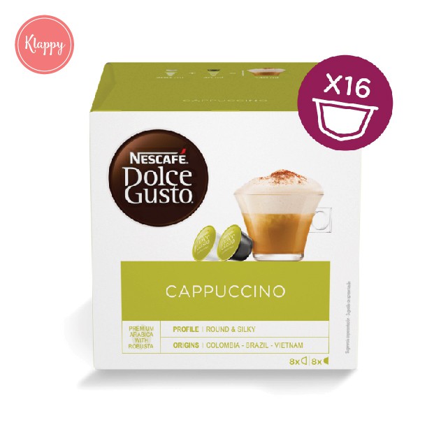 

Nescafe Dolce Gusto Capsule Cappuccino Bisa COD!