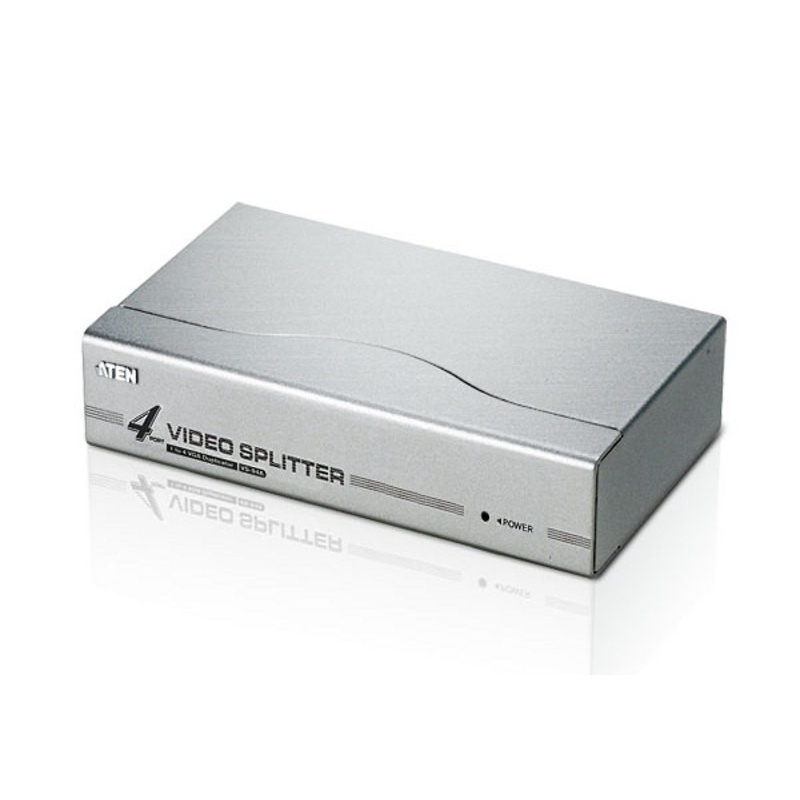 ATEN VS94A 4-Port VGA Splitter (350MHz) 1920 x 1440@60Hz - 30m GARANSI RESMI | 4 port VGA spliter