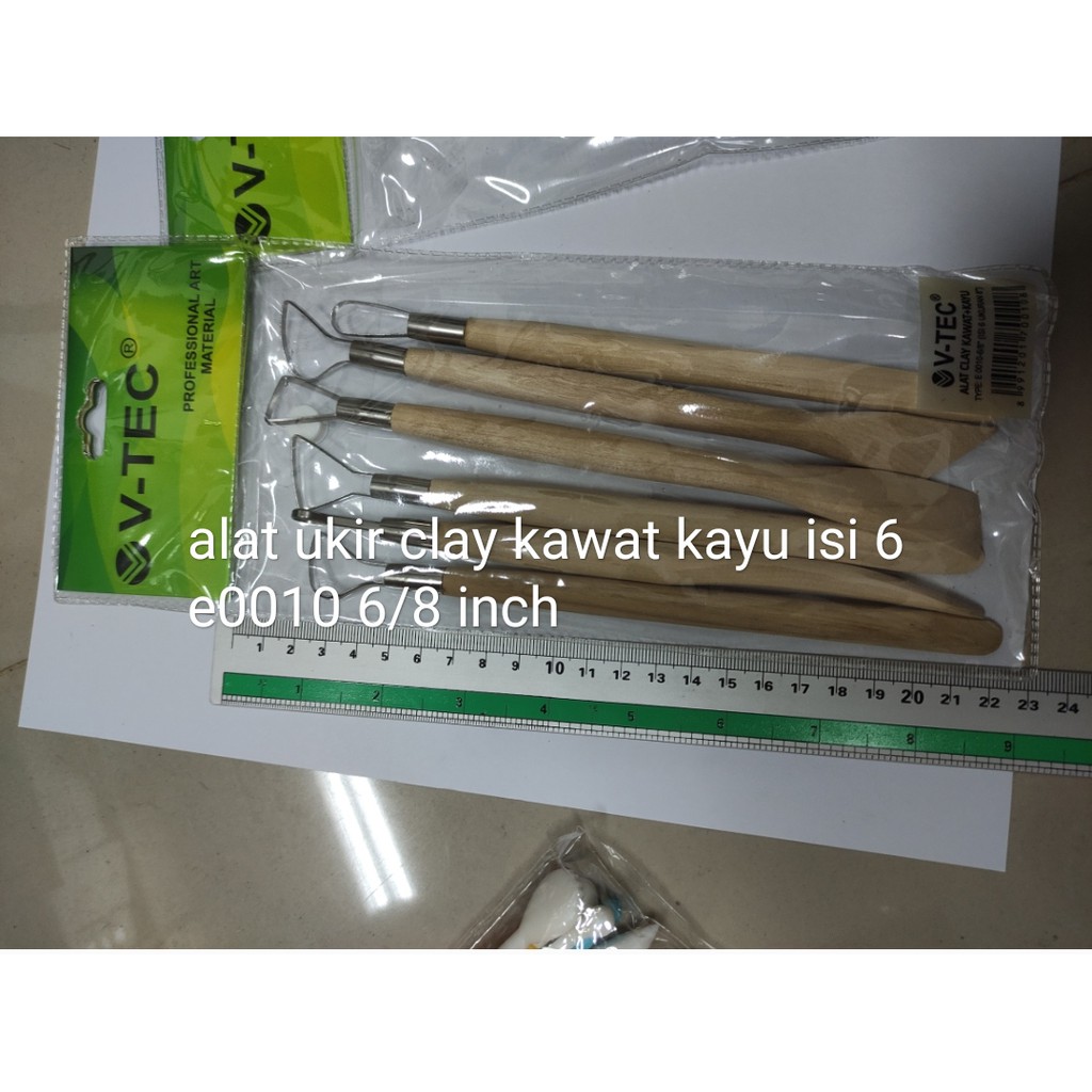 

pisau ukir clay kawat kayu 2 muka isi 6 kode e 0010 6