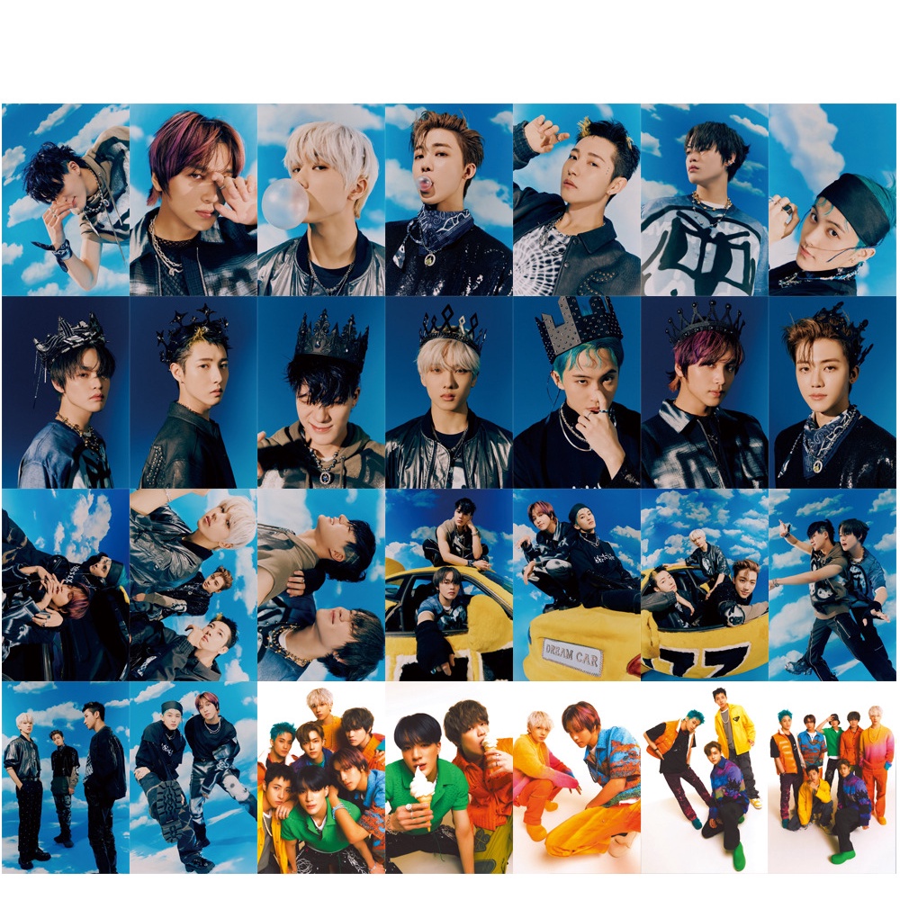 55pcs /set NCT DREAM Photocards BEAT BOX KPOP Kartu LOMO Koleksi HD