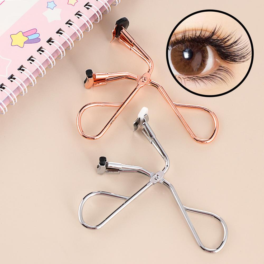 Penjepit Bulu Mata Nanas Panas Baru Stainless Steel Rose Gold Lash Curling Clip