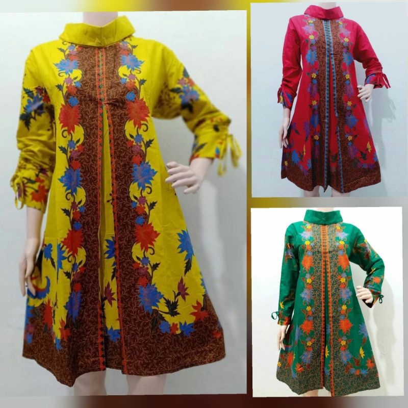 TUNIK BATIK MODERN EXCLUSIVE / ATASAN BATIK SALSA