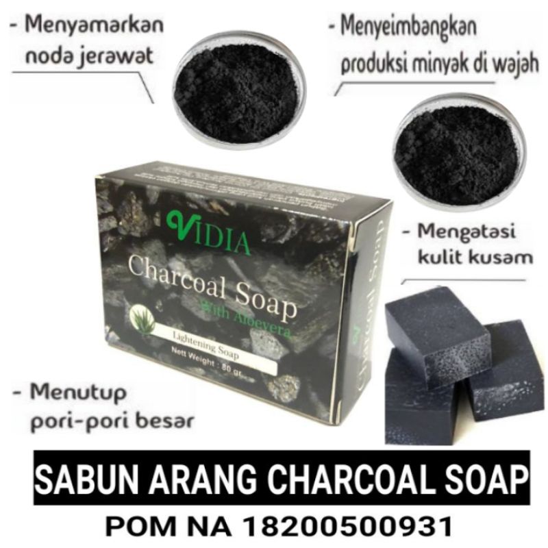Sabun Charcoal sabun arang Charcoal soap pembersih wajah