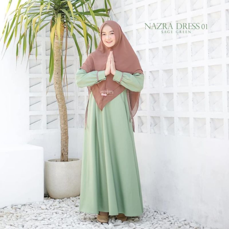 NAZRA SYARI GAMIS PLUS KHIMAR CERUTY UKURAN M - L - XL - XXL - XXXL - 4XL BUSUI POLOS SET MURAH KEKINIAN TERLARIS GAMIS TERMURAH PREMIUM ORIGINAL MAXY DRESS FASHION MUSLIM HITS MAXI DRESS GAMIS SERAGAM PESTA KONDANGAN GAMIS REMAJA BAJU GAMIS JUMBO