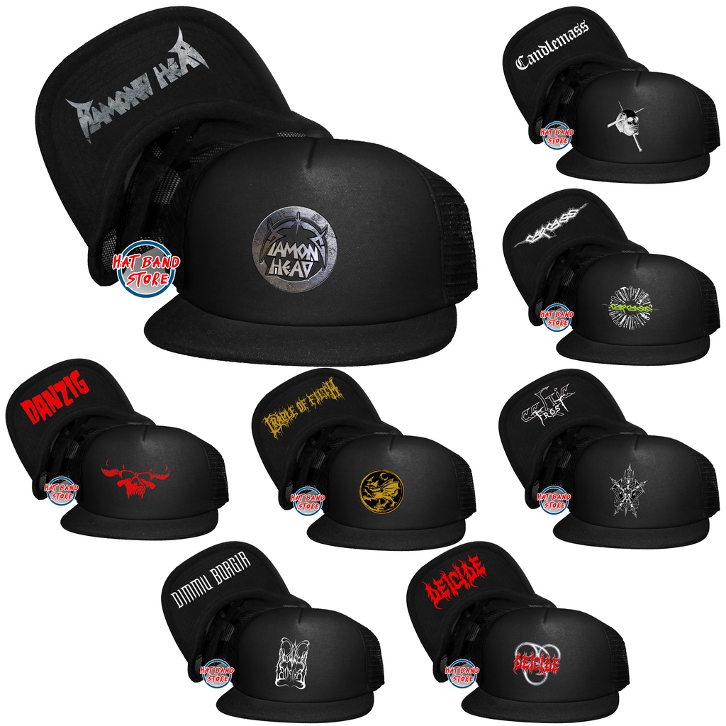 Topi Band / Topi Band Metal / Topi Band Metal Part 6 / Topi Trucker / Topi Snapback / Topi Jaring Sa