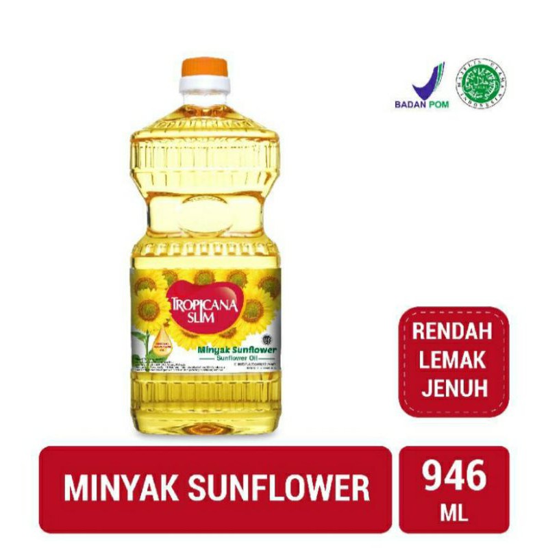 

Tropicana slim minyak sunflower 946ml