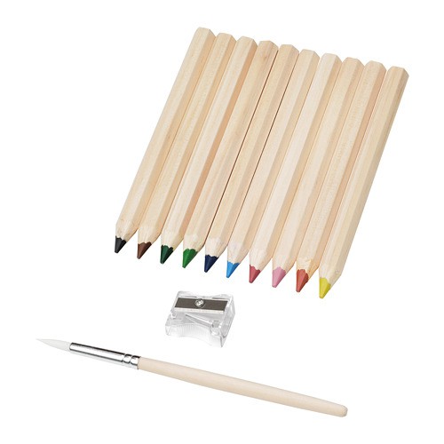 

MALA Pensil warna cat air 10 pcs