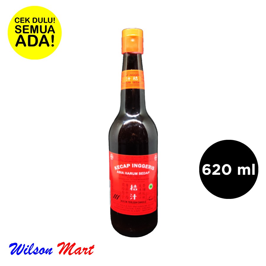 

KECAP INGGRIS CAP HARUM SEDAP 620 ML BOTOL