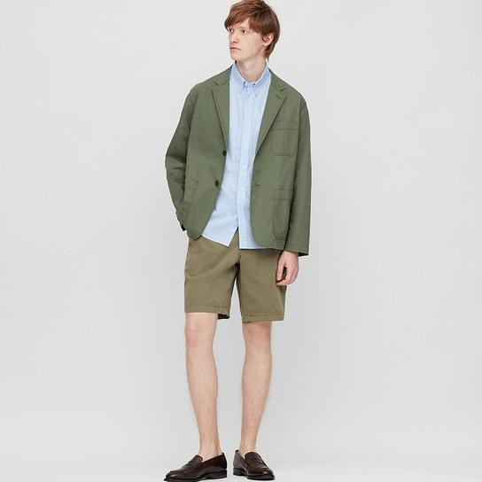 UNIQLO Celana Pendek Chino Pria - DarkGreen 229rb