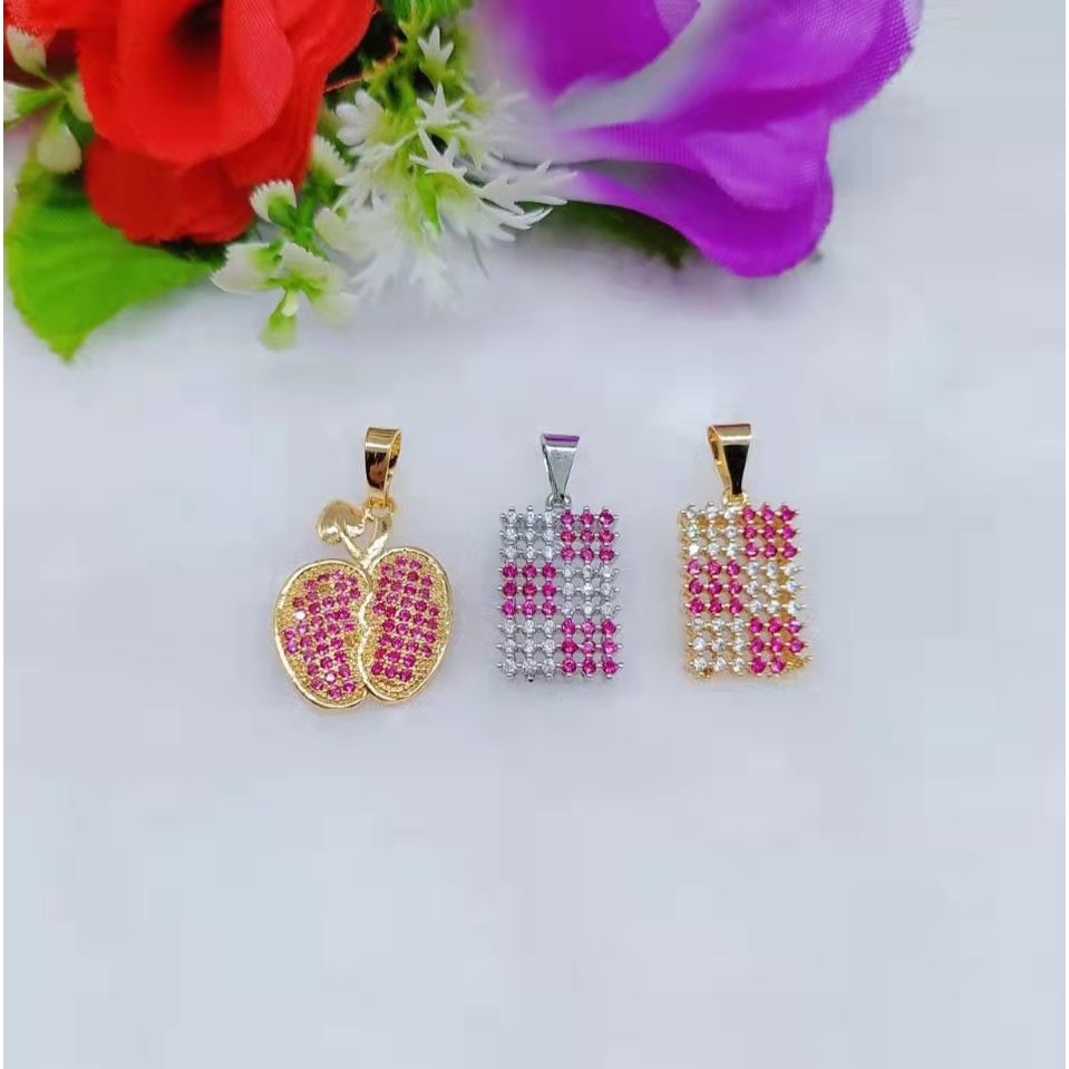 Kalung xuping permata lapis emas perhiasan fashion K64,65