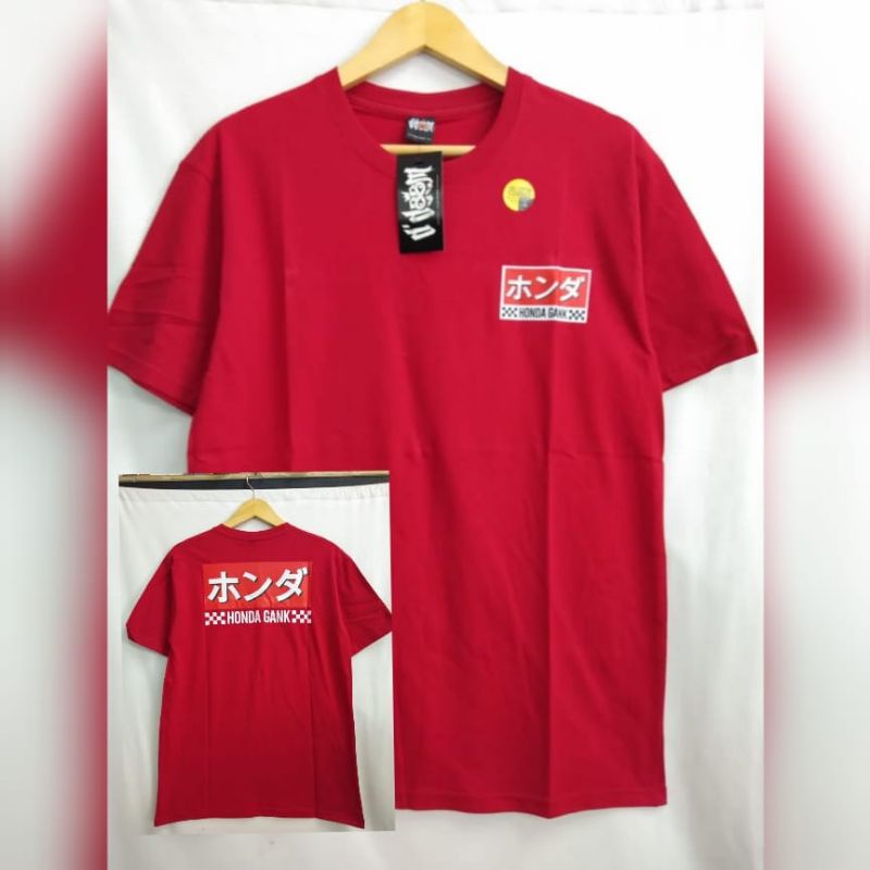 kaos distro motor HONDA GANK MERAH size L