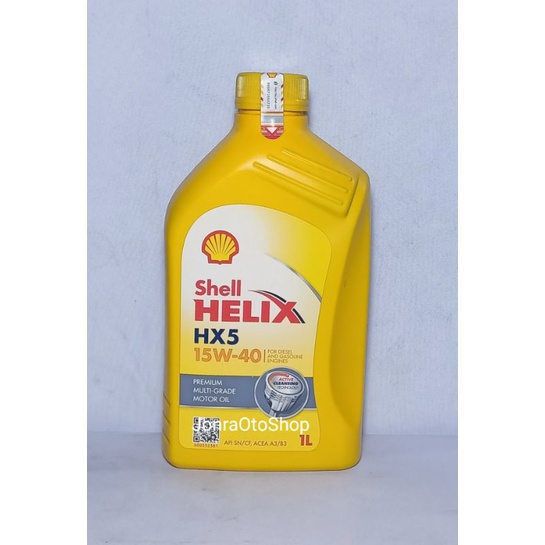 ASLI Oli Mesin Shell Helix HX5 HX6 Advance AX7 AX5 4T Matic