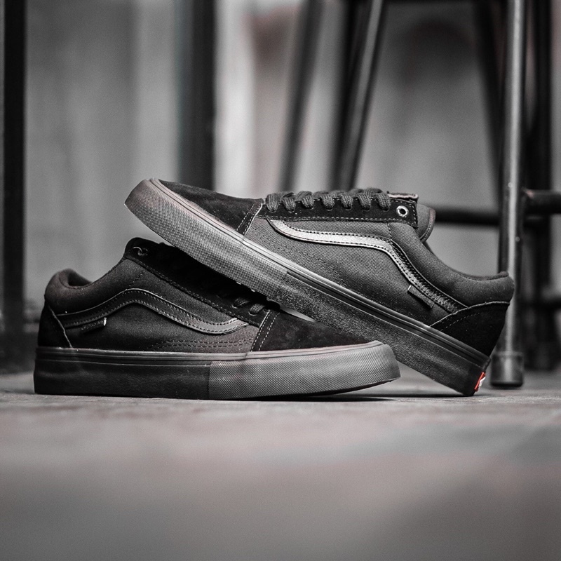 VANS OLDSKOOL PRO BLACK/OUT ORIGINAL 100%