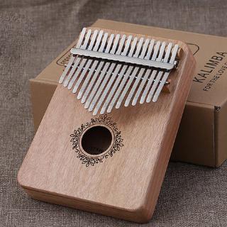 Alat Musik Piano Jari Kalimba 17 Kunci Bahan Kayu Mahoni Shopee Indonesia
