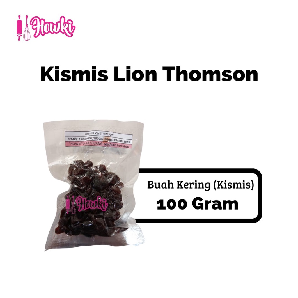 

Kismis Lion Thomson 100gr