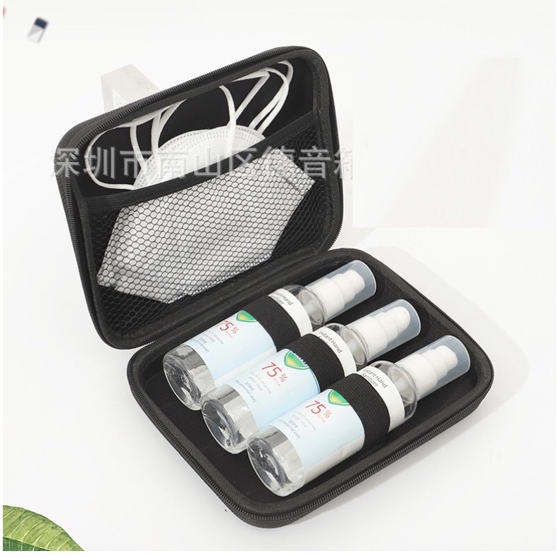packaging box waterproof , shockproof untuk tempat masker hand sanitizer multi fungsi storage bag