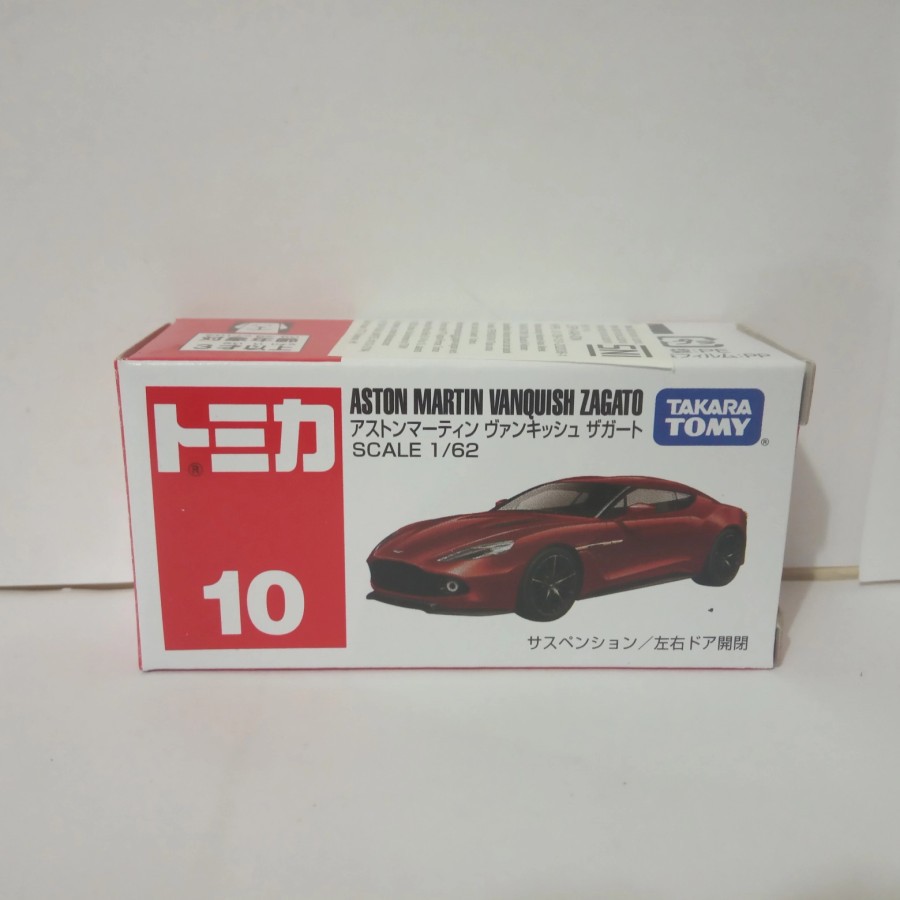 Tomica No 10 Aston Martin Diecast mobil sport Takara Tomy reguler