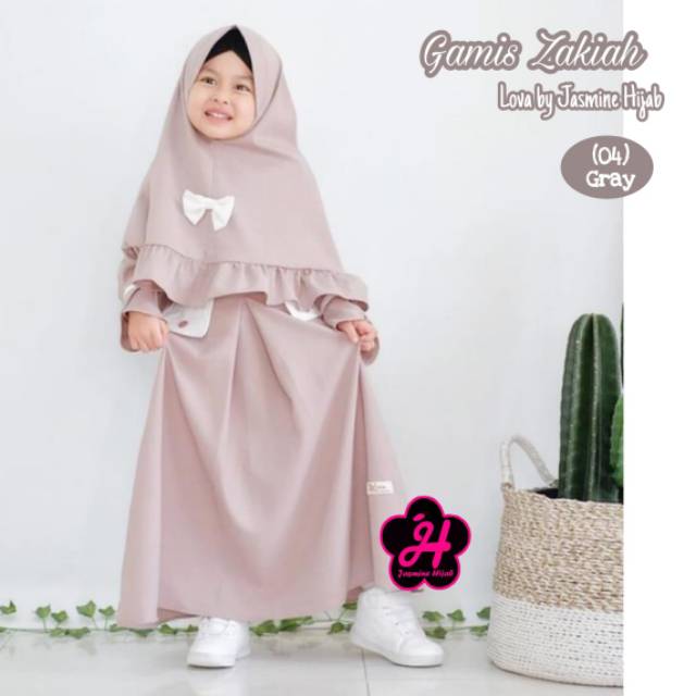 Ready Gamis Anak Perempuan ZAKIAH SERIES JASMINEHIJAB