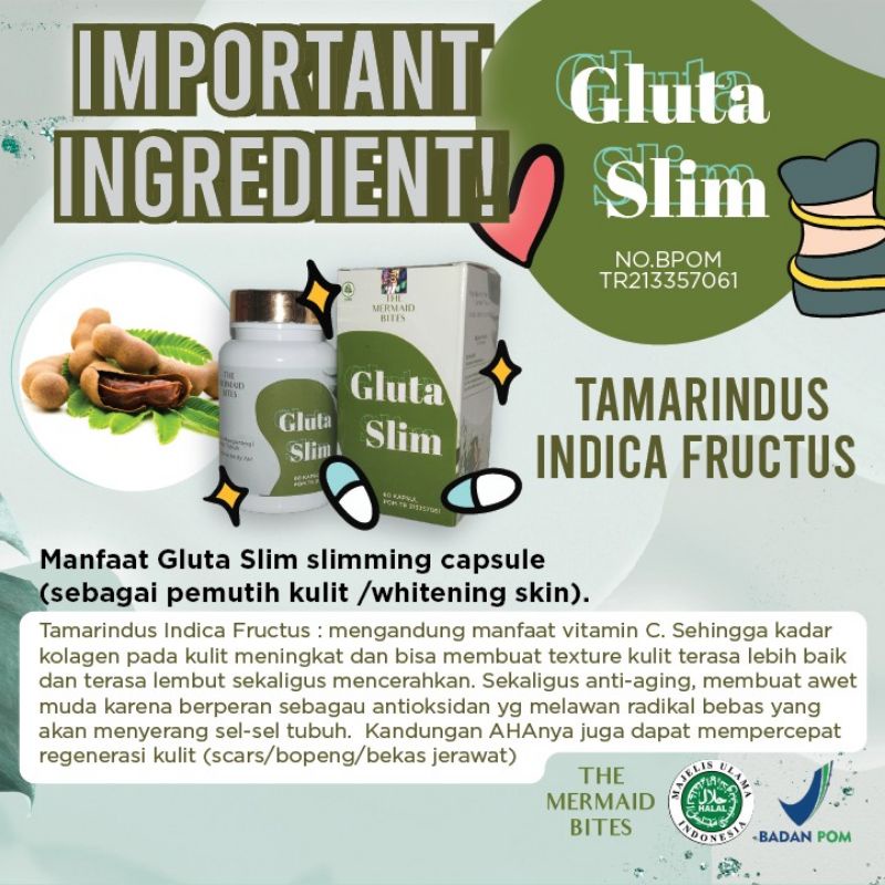 🇰🇷GLUTA SLIM WHITENING SLIMMING BPOM HALAL RI