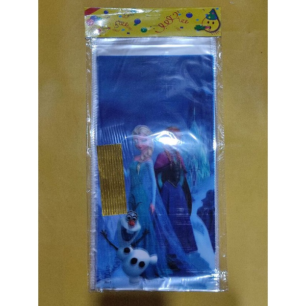 Plastik Souvenir  Snack Karakter ulang tahun 20x40 cm isi 10 lembar