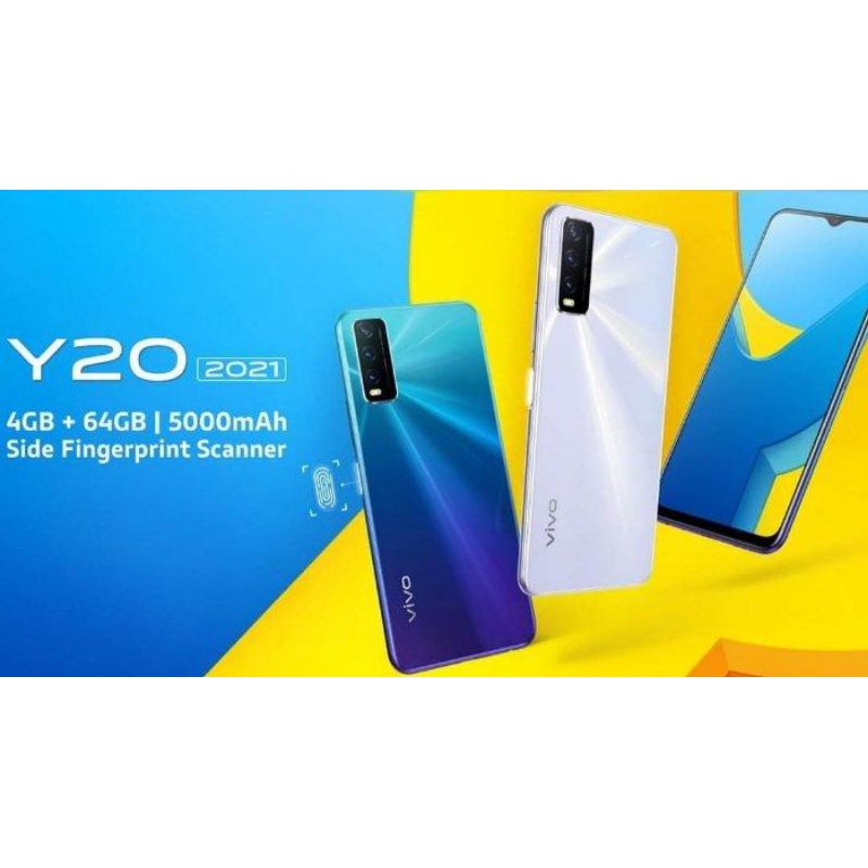 Vivo y20 2021 ram 4/64gb -garansi resmi vivo