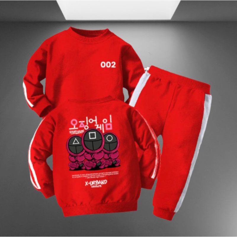 Sweater squid game anak laki laki Sweater anak laki laki umur 3 tahun baju anak terbaru