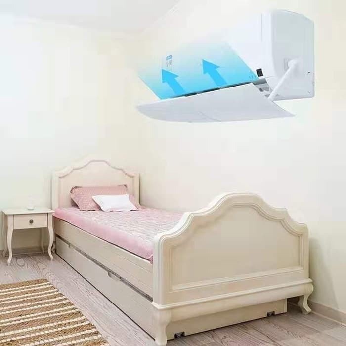 AC Air Screen Cover - Reflektor - Talang - Penahan Hembusan Angin AC