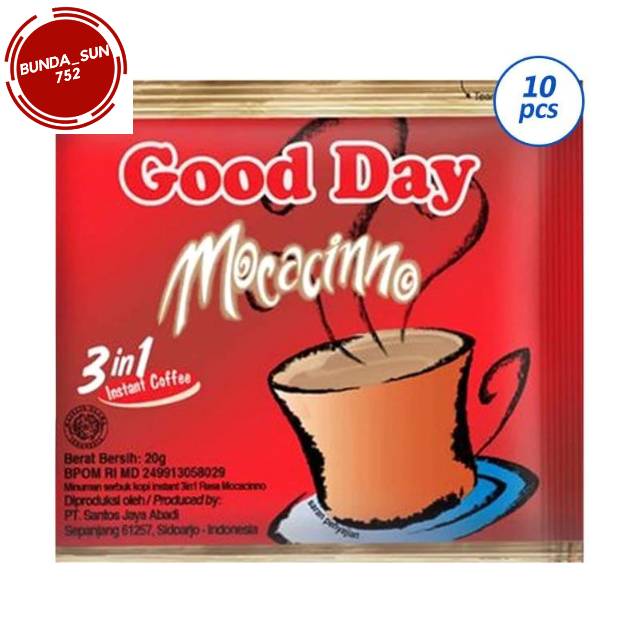

Good Day Mocacinno 10 Sachet