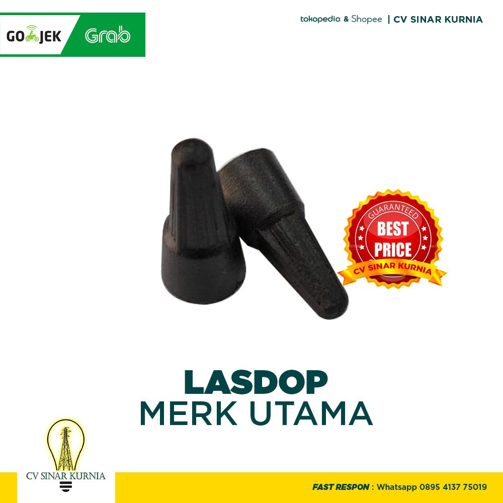 LASDOP HITAM PER PCS sambungan kabel