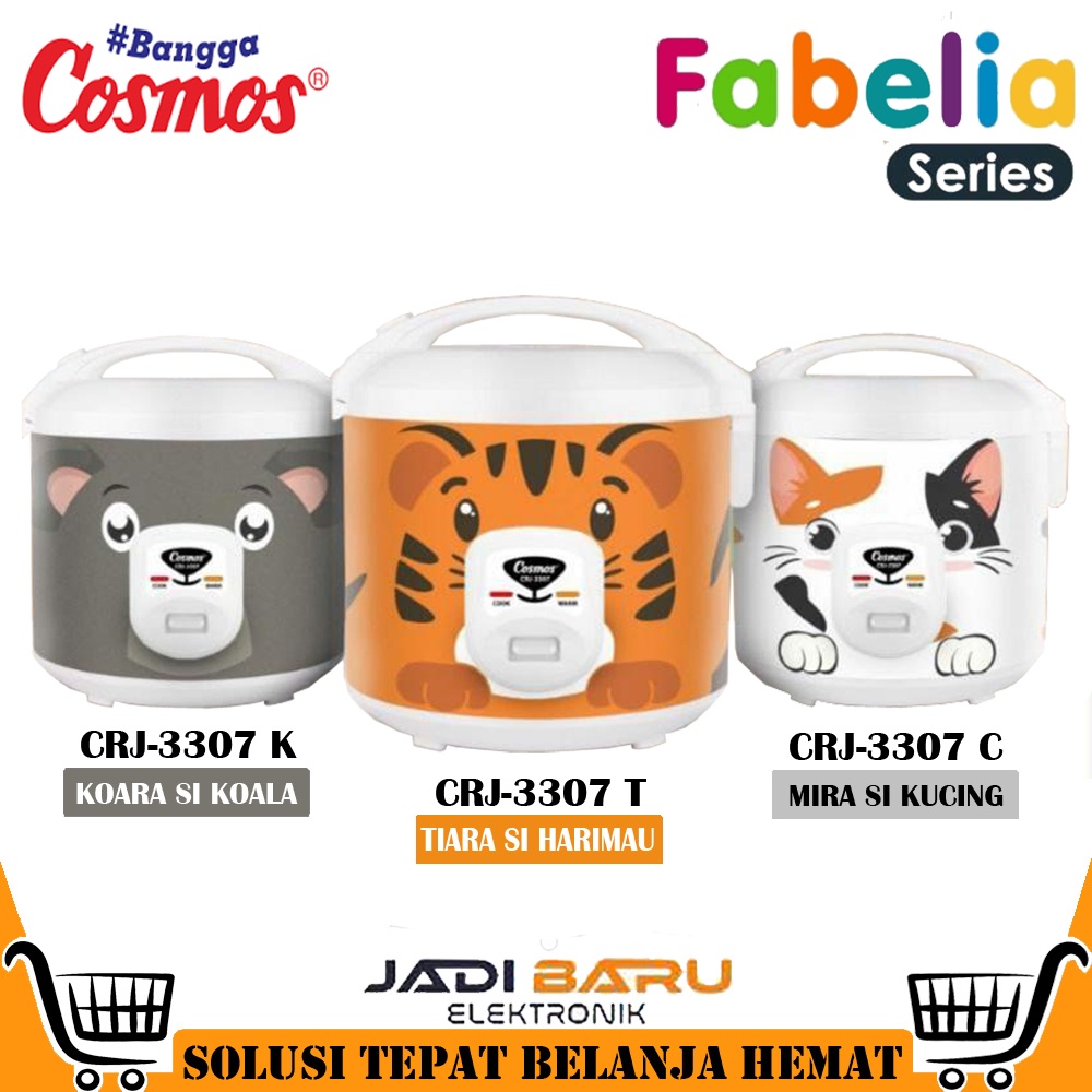 (READY COD) Magic Com / Rice Cooker Cosmos CRJ 3307 / CRJ3307 / CRJ-3307 (1.8LITER) 100% ORI