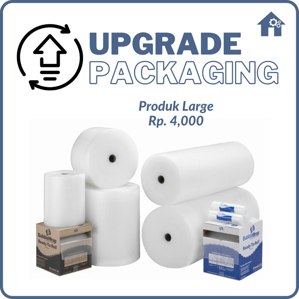 

Extra Tambahan Paking - Bubble Wrap LARGE ITEM