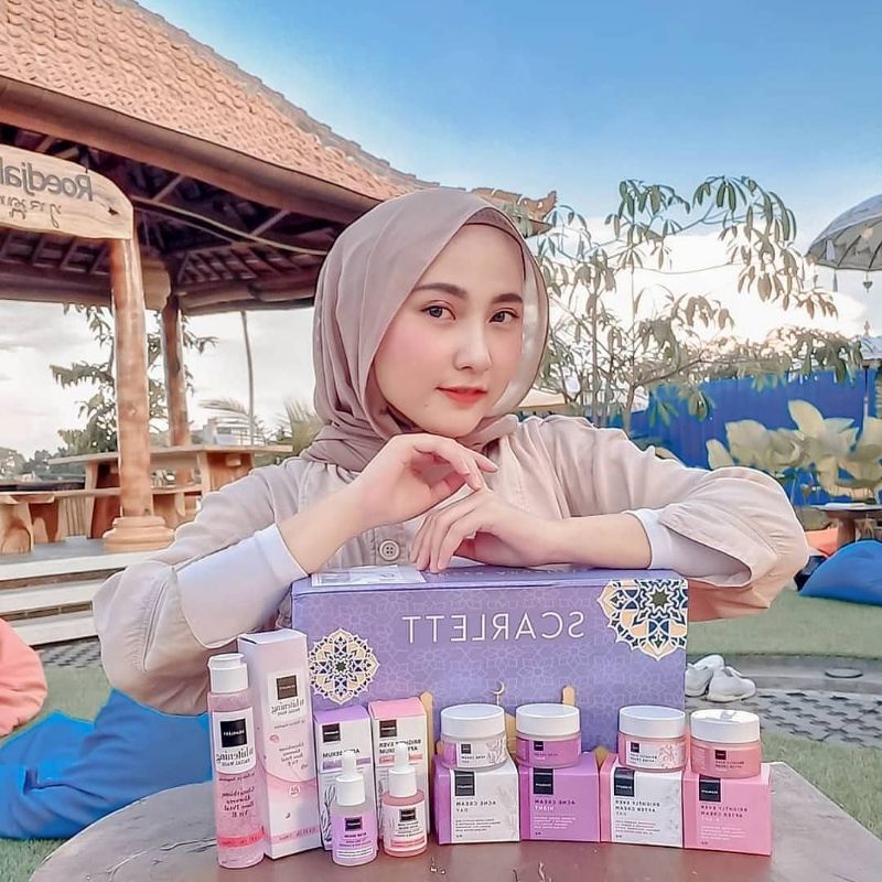 PAKET ACNE SCARLETT | PAKET BRIGHTLY SCARLETT ( Free Gift )