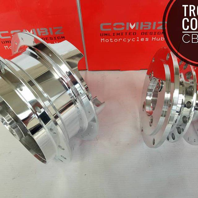 TROMOL SET CHROME DEPAN BELAKANG CB150R LAMA MEGAPRO 150 FI