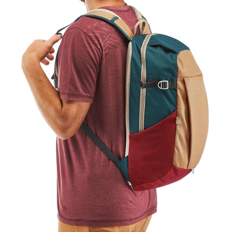 QUECHUA NH100 Tas Ransel 20L Backpack Camping Hiking Original - Hazelnut