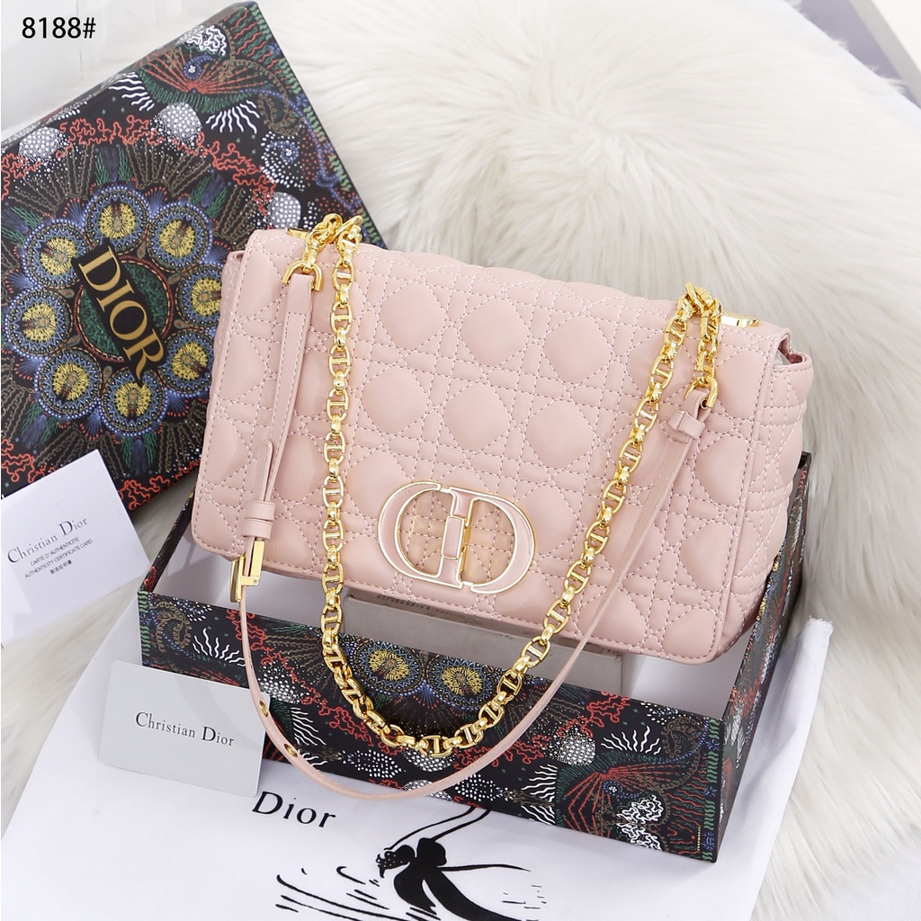 Large D Cato Bag Supple Cannage Calfskin #8188 Kulit