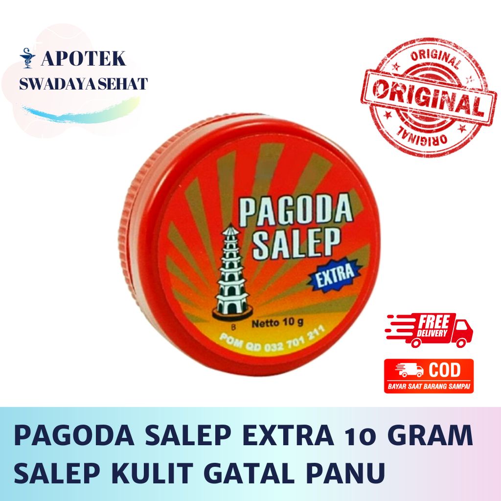 PAGODA SALEP EXTRA 10 GRAM - Salep KUlit Gatal Panu Kudas Kutu Air