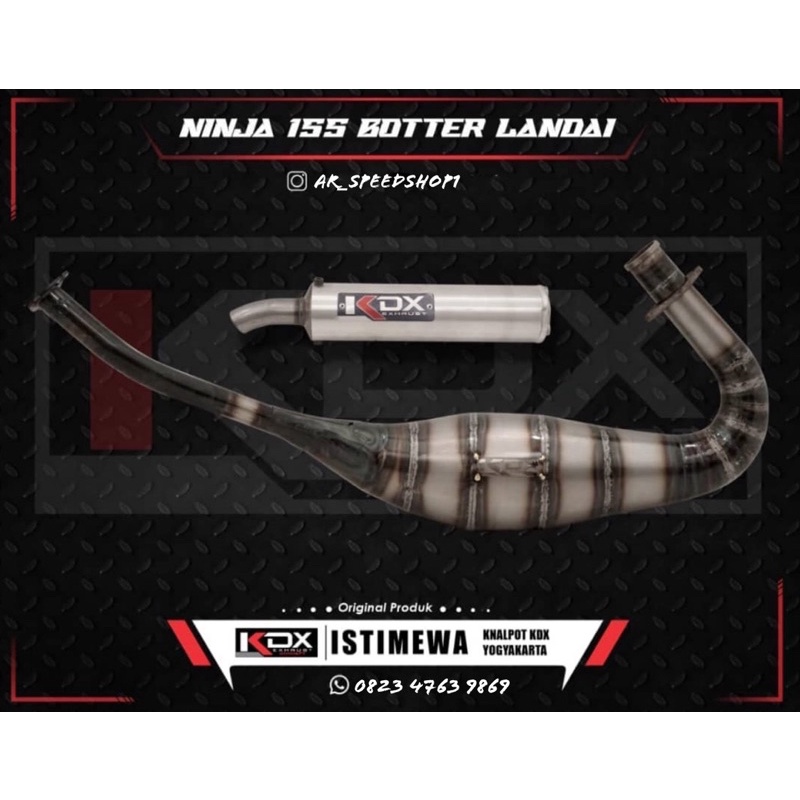 KNALPOT KDX ORIGINAL 100% YOGYAKARTA KNALPOT 2T ORI KDX YOGYAKARTA