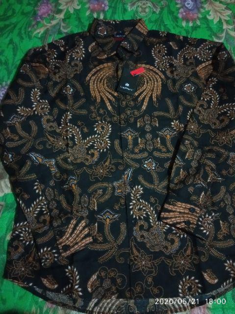 Kemeja Batik Pria Slim Fit Lengan Panjang Baju Batik Pria Katun Premium Lbl319