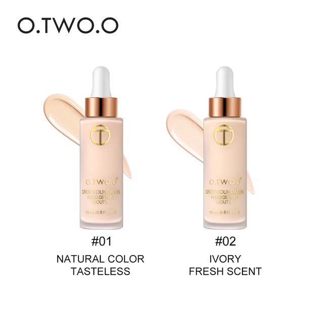 O.TWO.O Full Cover Liquid Foundation Long Lasting