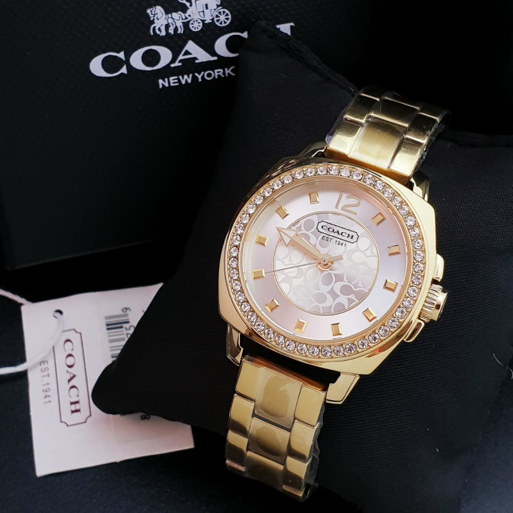 Jual Jam Tangan Coach Rosegold Original Shopee Indonesia