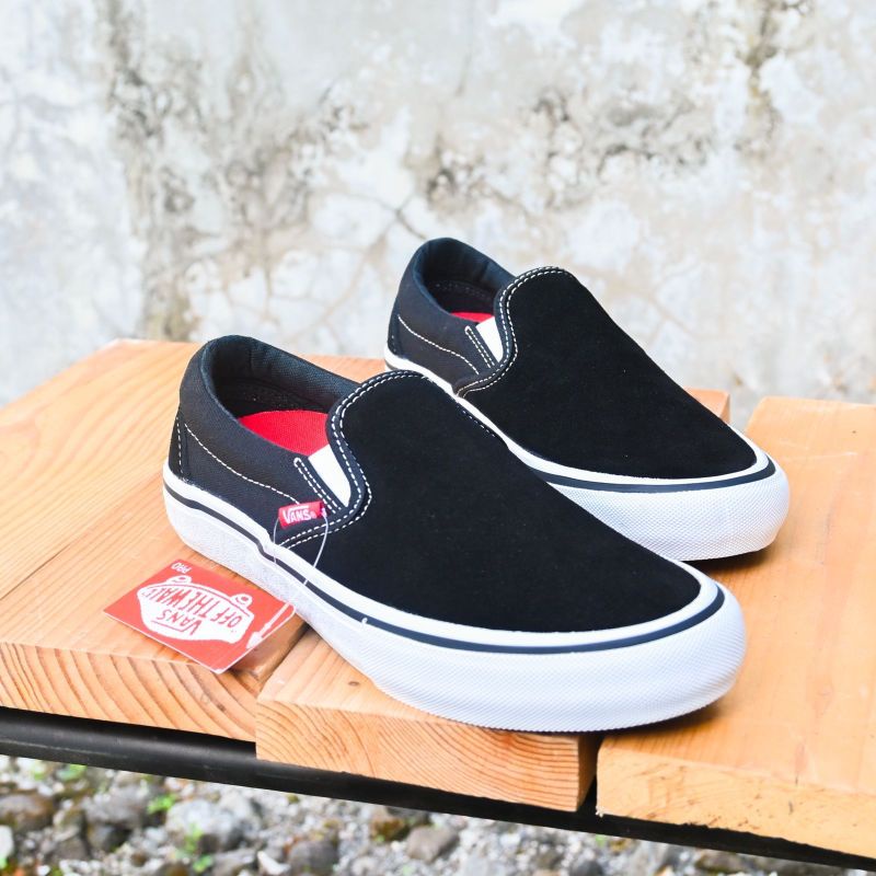Vans Slip On Pro Black white