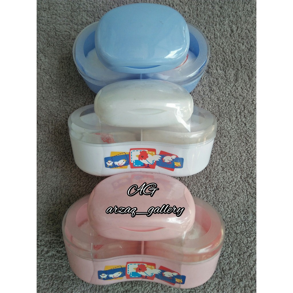 TEMPAT BEDAK BAYI LUSTY BUNNY anti pecah + Tempat Sabun | Lusty bunny baby powder | Tempat Bedak Lusty bunny