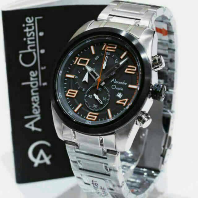 Alexandre christie 6381 AC6381 Silver black orange